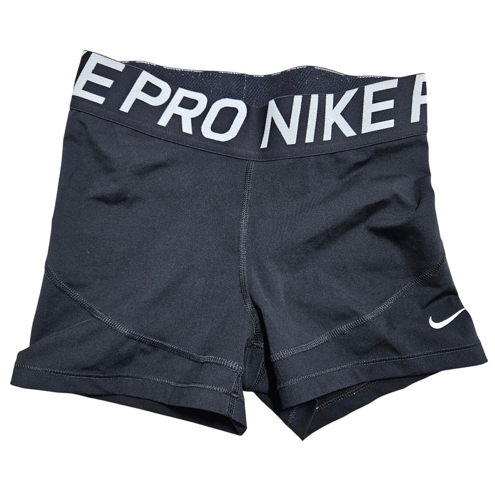 Nike Pro 3 Inch Women Black Training‎ Shorts CZ6493-010 Medium